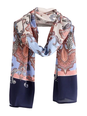 Obrázek produktu B by Ted Baker Šála marine modrá / světlemodrá / červená / bílá