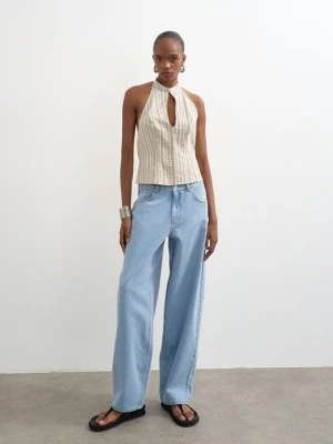 Obrázek produktu Baggy džíny Topshop světlemodrý denim