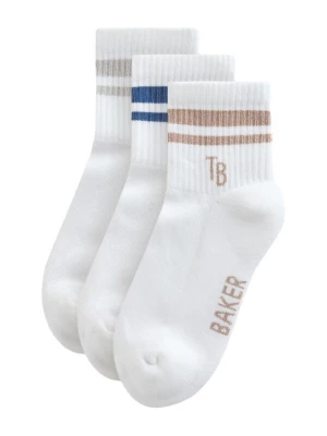 Obrázek produktu Baker by Ted Baker Ponožky tmavě béžová / modrá / šedá / bílá