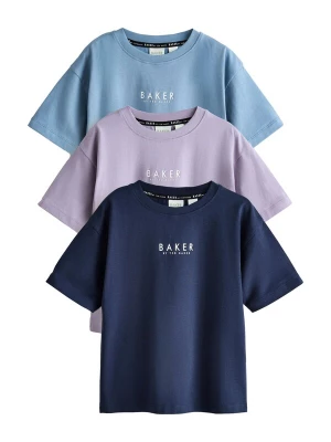 Obrázek produktu Baker by Ted Baker Tričko marine modrá / nebeská modř / lenvandulová / bílá