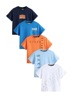 Obrázek produktu Baker by Ted Baker Tričko modrá / námořnická modř / světlemodrá / oranžová / bílá