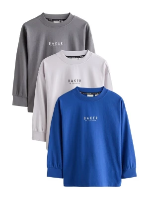 Obrázek produktu Baker by Ted Baker Tričko modrá / tmavě šedá / přírodní bílá