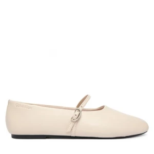 Obrázek produktu Baleríny Calvin Klein Oblique Ballerina Mj Lth Hdw HW0HW02847 Écru Krémová