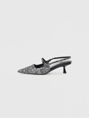 Obrázek produktu Baleríny s otevřenou patou Jimmy Choo černá