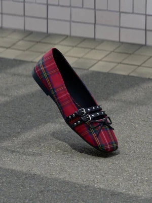 Obrázek produktu Baleríny s páskem Even&Odd Wide Fit By Zalando červená