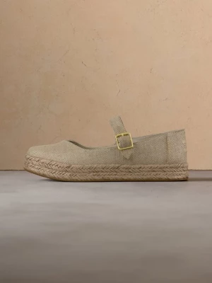 Obrázek produktu Baleríny s páskem Toms zlatá barva