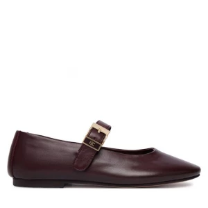 Obrázek produktu Baleríny Tommy Hilfiger Buckle Leather Ballerina FW0FW09684 Hnědá