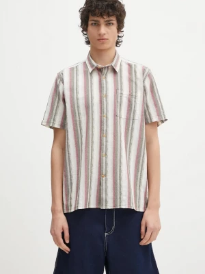 Obrázek produktu Barbour Bavlněná košile Barbour Barbour Lipton Striped S/S Relaxed Fit Shirt zelená