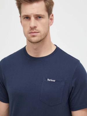Obrázek produktu Barbour Bavlněné tričko Barbour námořnická modř