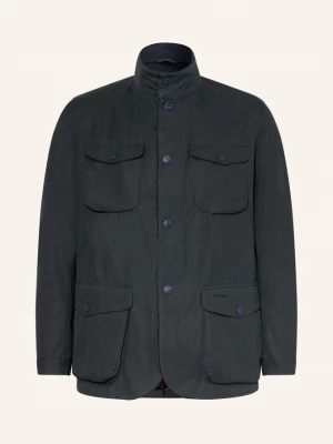 Obrázek produktu Barbour Bunda Fieldjacket Ogston Wax tmavě modrá / tmavě hnědá
