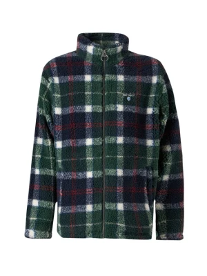 Obrázek produktu Barbour Fleecová mikina 'Tartan' námořnická modř / tmavě zelená / červená / bílá