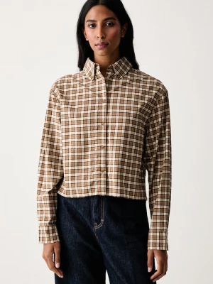 Obrázek produktu Barbour košile dámská bavlněná s elastanem Ravenshill hnědá