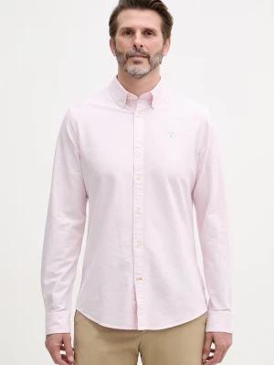 Obrázek produktu Barbour košile pánská bavlněná Striped Oxtown Tailored Shirt růžová