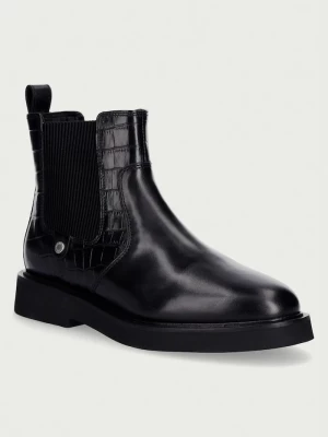 Obrázek produktu Barbour kotníkové Chelsea boty dámské kožené Delfina černá