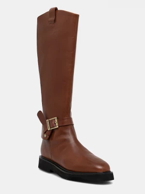 Obrázek produktu Barbour Kožené kozačky Barbour Theodora hnědá