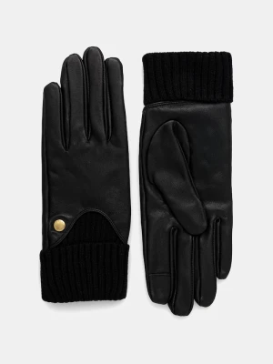Obrázek produktu Barbour Kožené rukavice černá
