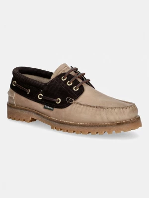 Obrázek produktu Barbour mokasíny pánské kožené Deck béžová
