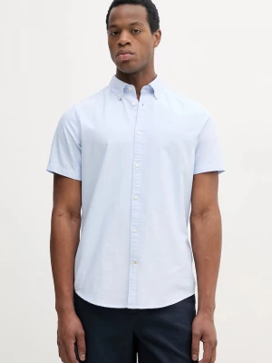 Obrázek produktu Barbour oxfordská košile pánská bavlněná Oxtown S/S Tailored Shirt modrá