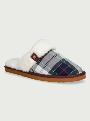 Obrázek produktu Barbour Pantofle dámské z měkkého materiálu Claudia zelená