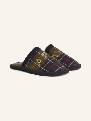 Obrázek produktu Barbour Pantofle khaki / červená / tmavě modrá