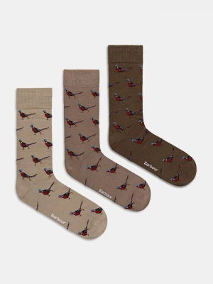 Obrázek produktu Barbour ponožky pánské 3-pack zelená