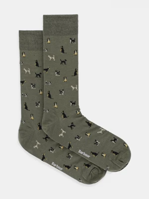 Obrázek produktu Barbour ponožky pánské s bavlnou Mavin zelená