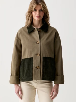 Obrázek produktu Barbour přechodová bunda dámská s bavlnou Cloverdale zelená