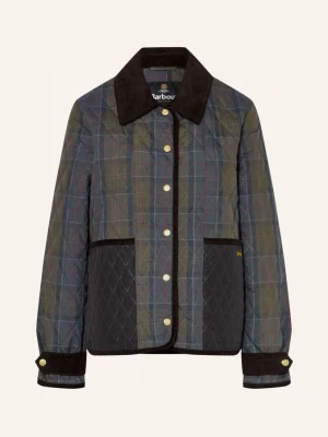 Obrázek produktu Barbour Prošívaná Bunda Ainsdale Z Kombinace Materiálů tmavě šedá / červená / khaki