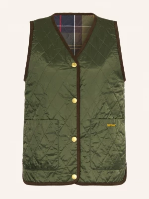Obrázek produktu Barbour Prošívaná Vesta Icons Liner, Oboustranná khaki / červená / žlutá