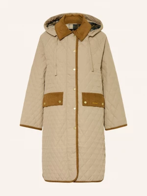 Obrázek produktu Barbour Prošívaný Kabát Ravensden Quilt S Odnímatelnou Kapucí béžová / koňaková