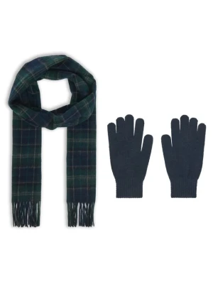 Obrázek produktu Barbour Sada šála a rukavice MGS0018NY91 Tmavomodrá