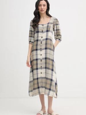 Obrázek produktu Barbour šaty s příměsí lnu Ballina béžová