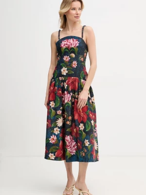 Obrázek produktu Barbour Šaty se lnem x Farm Rio námořnická modř
