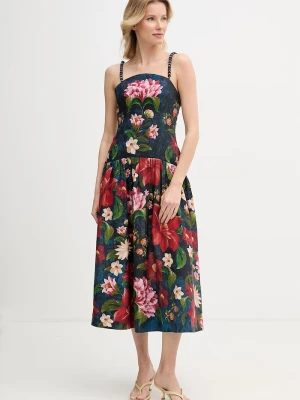 Obrázek produktu Barbour Šaty se lnem x Farm Rio námořnická modř