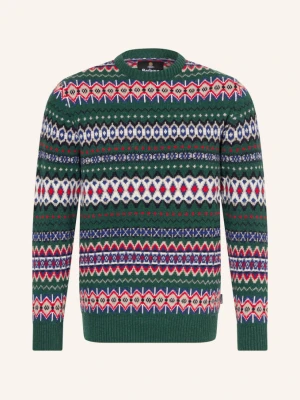 Obrázek produktu Barbour Svetr Case tmavě zelená / červená / tmavě modrá