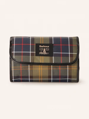 Obrázek produktu Barbour Toaletní Taštička Tartan olivová / tmavě modrá / červená