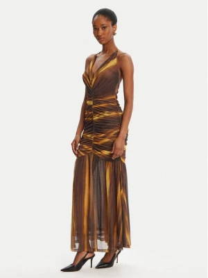 Obrázek produktu Bardot Koktejlové šaty Aries Mesh Maxi 59999DB Hnědá Slim Fit