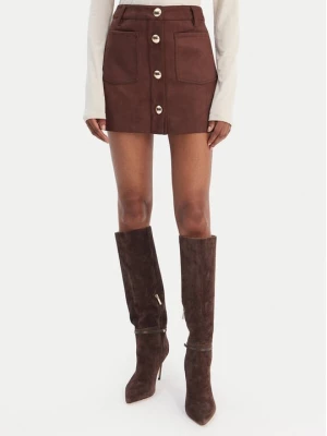 Obrázek produktu Bardot Sukně z imitace kůže Lorenzo 59673SB1 Hnědá Regular Fit