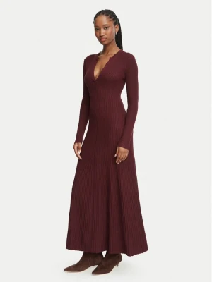Obrázek produktu Bardot Úpletové šaty Rochie 60002DB Bordó A-Line Fit