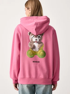Obrázek produktu Barrow mikina s kapucí bavlněná růžová