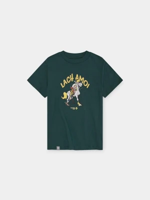 Obrázek produktu Bavarian Caps Tričko 'Lucky Luke: Lach Amoi' tmavě zelená / mix barev