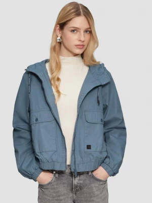 Obrázek produktu Bavlněná bunda bomber s kapucí QS modrá