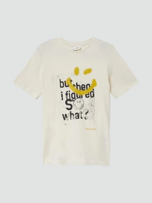 Obrázek produktu Bavlněné tričko s potiskem Smiley® s.Oliver béžová