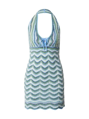 Obrázek produktu BDG Urban Outfitters Úpletové šaty modrá / světlemodrá / zelená / bílá