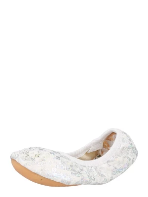 Obrázek produktu BECK Pantofle 'Glamour' champagne / stříbrně šedá / offwhite