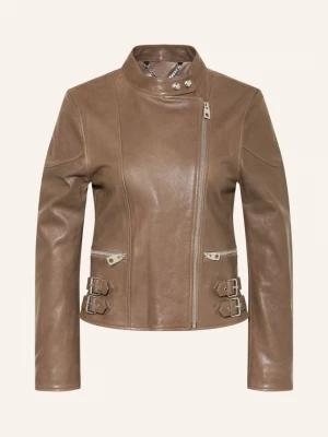 Obrázek produktu Belstaff Kožená Bunda Russo černošedá