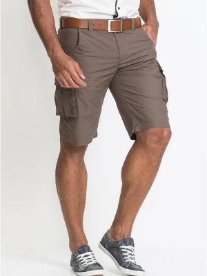 Obrázek produktu Bermudy bojówki z czystej bawełny, relaxed fit BonPrix zielony