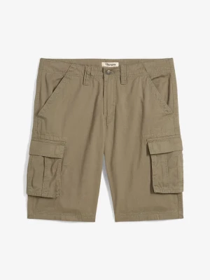 Obrázek produktu Bermudy bojówki z czystej bawełny, relaxed fit BonPrix zielony