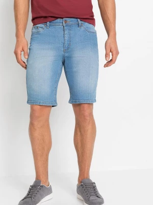 Obrázek produktu Bermudy dżinsowe ze stretchem, regular fit (2 pary) BonPrix niebieski
