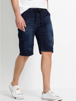Obrázek produktu Bermudy dżinsowe ze stretchem, regular fit BonPrix niebieski